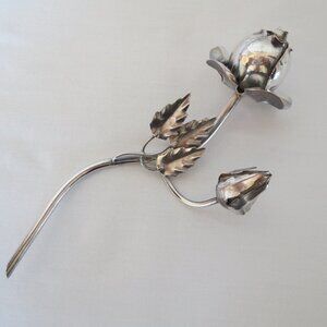 Keepsake silverplate rose